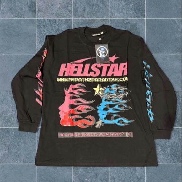 Helstar Black Long Sleeve Tee - Picture 1 of 3